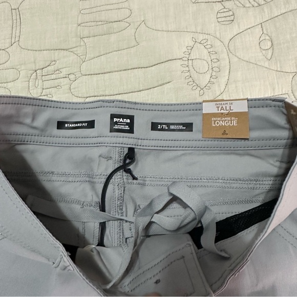 NWT Prana Women’s Halle Pant Size 2 Tall Sterling Gray - Picture 8 of 8